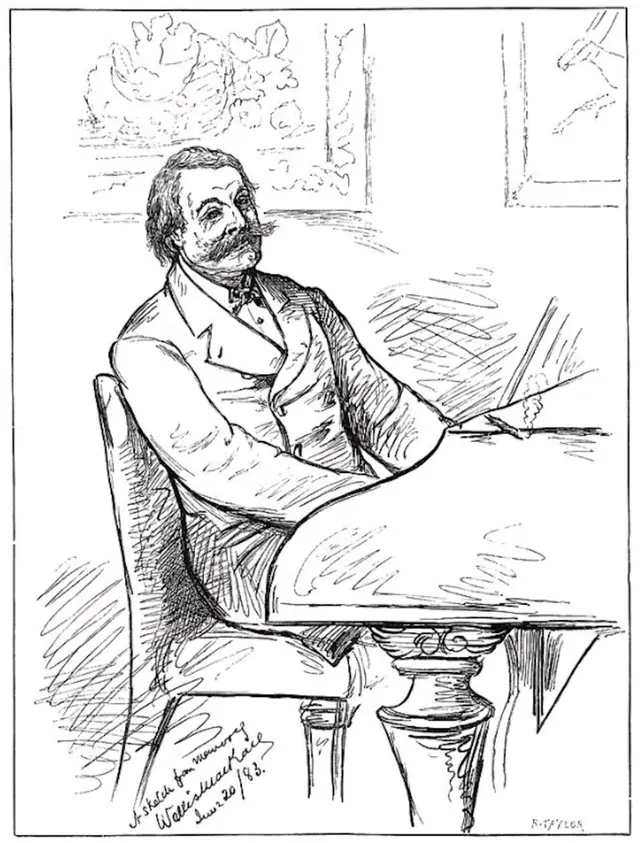 Portrait of Henry Sambrooke Leigh