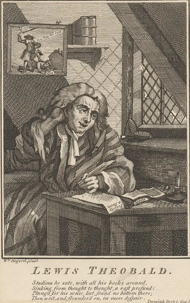 Portrait of Lewis Theobald